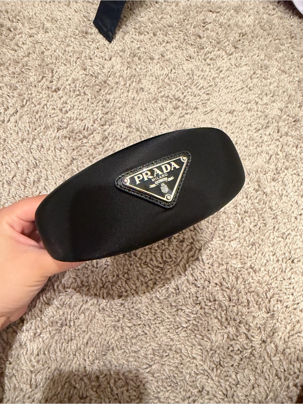 Prada headband black women